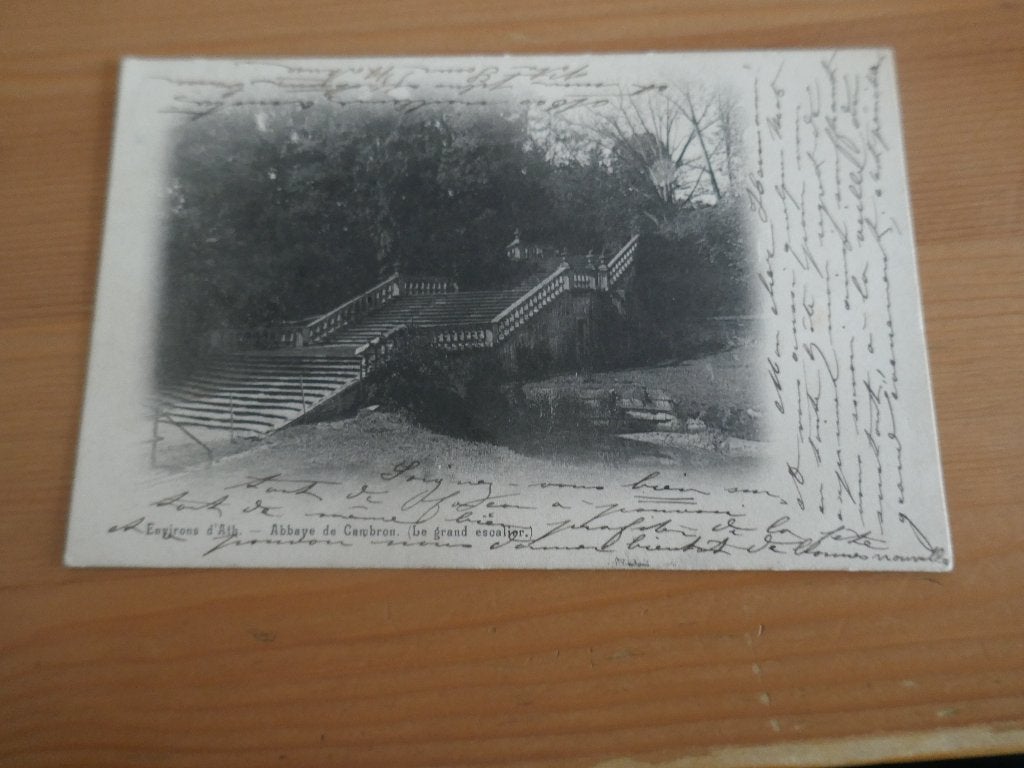 Brugelette abbaye de Cambron (le grand escalier), Envoi, Affranchie, Hainaut