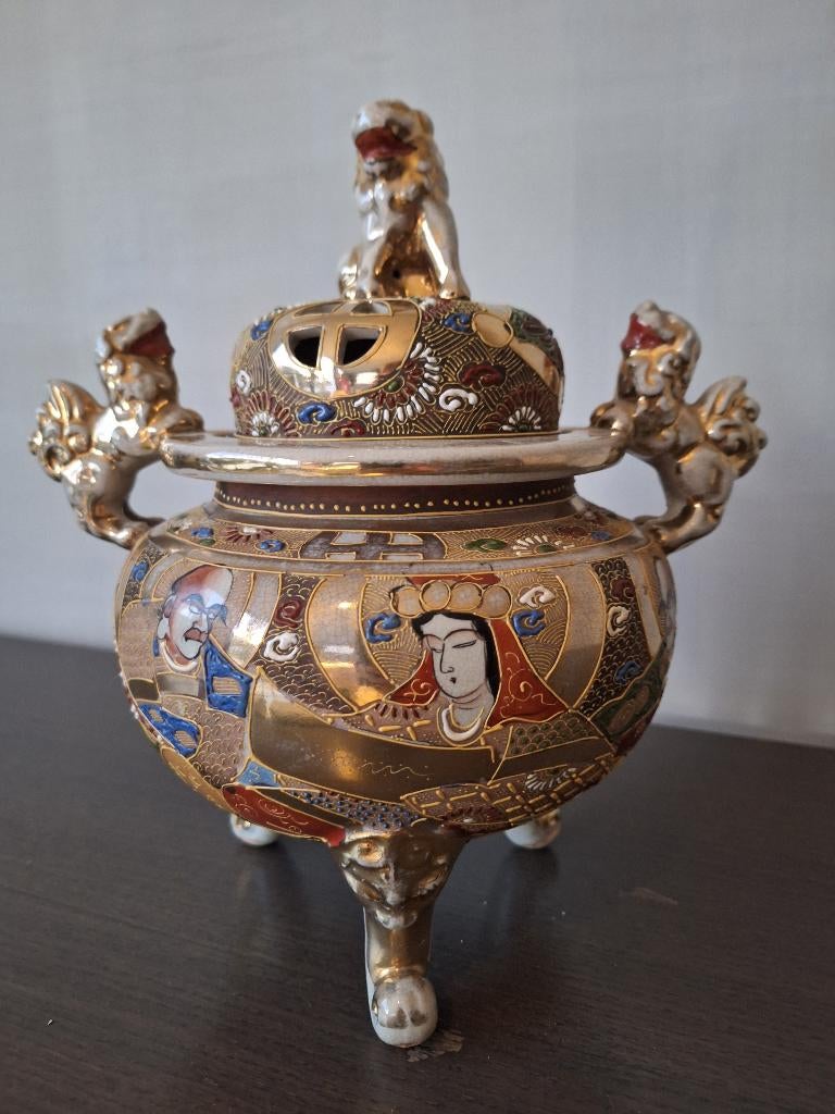 antieke japanse wierook pot, Antiek en Kunst, Ophalen
