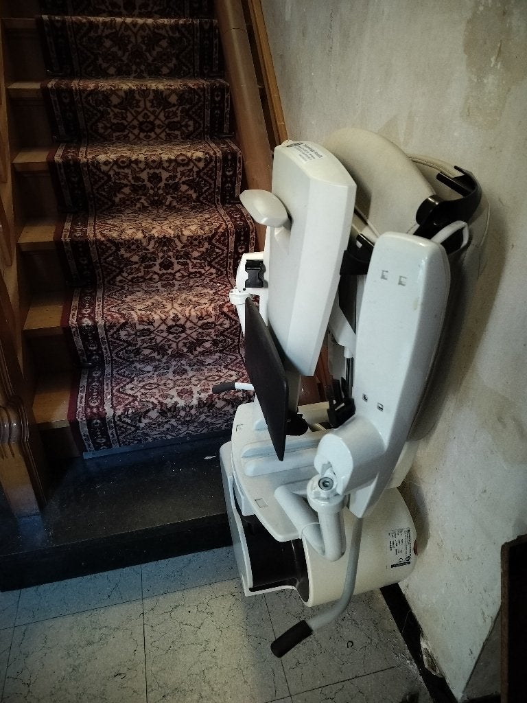 Traplift, Diversen, Ophalen, Gebruikt, Met bocht