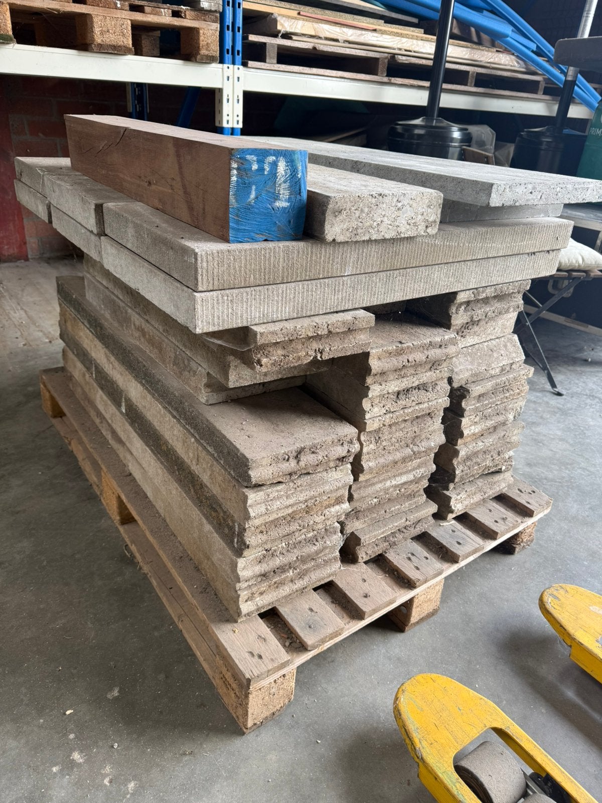 Borduren beton 100x20x6 cm, Ophalen, Gebruikt