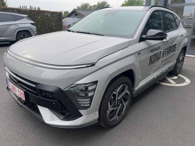 Hyundai Kona 1.6 GDI Hybride Shine N-Line Belgische Demowage, Auto's, 75 kW, 1580 cc, Bedrijf, 5 deurs