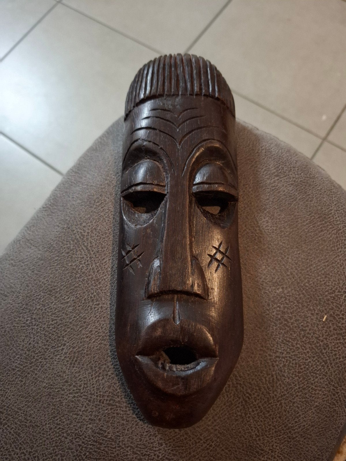 afrikaans masker, Antiek en Kunst, Ophalen of Verzenden, Hout, Masker