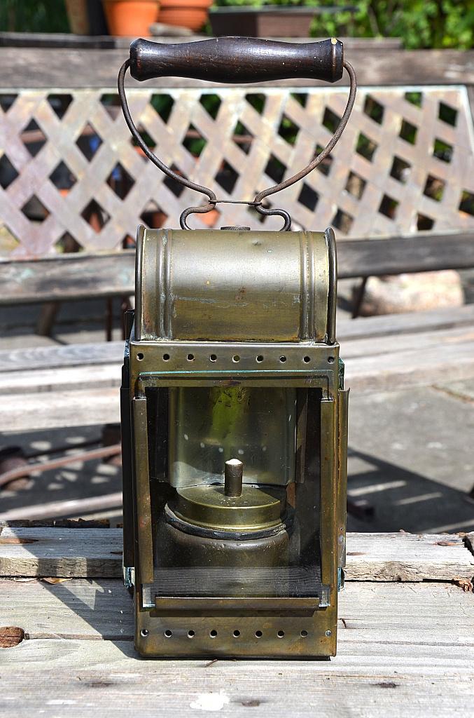 Carbidlamp spoorweglamp seinlamp bunkerlamp, Enlèvement ou Envoi, Cuivre
