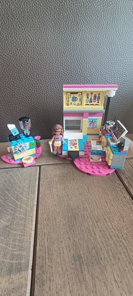 Lego friends set 41329 - Olivia's deluxe bedroom, Ophalen, Lego, Zo goed als nieuw, Complete set