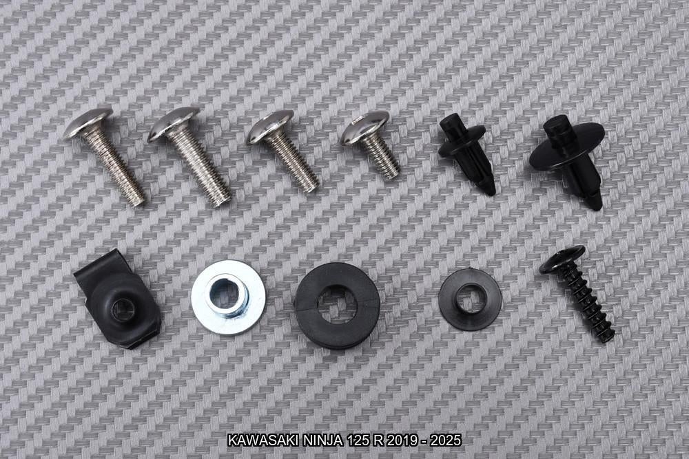 Kit visserie spécifique pour KAWASAKI NINJA 125 R 2019 2025, Motos, Enlèvement ou Envoi, Neuf