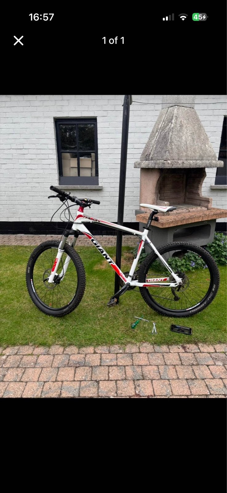 Giant Mountain Bike, Fietsen en Brommers, Ophalen, Giant, Zo goed als nieuw, Heren