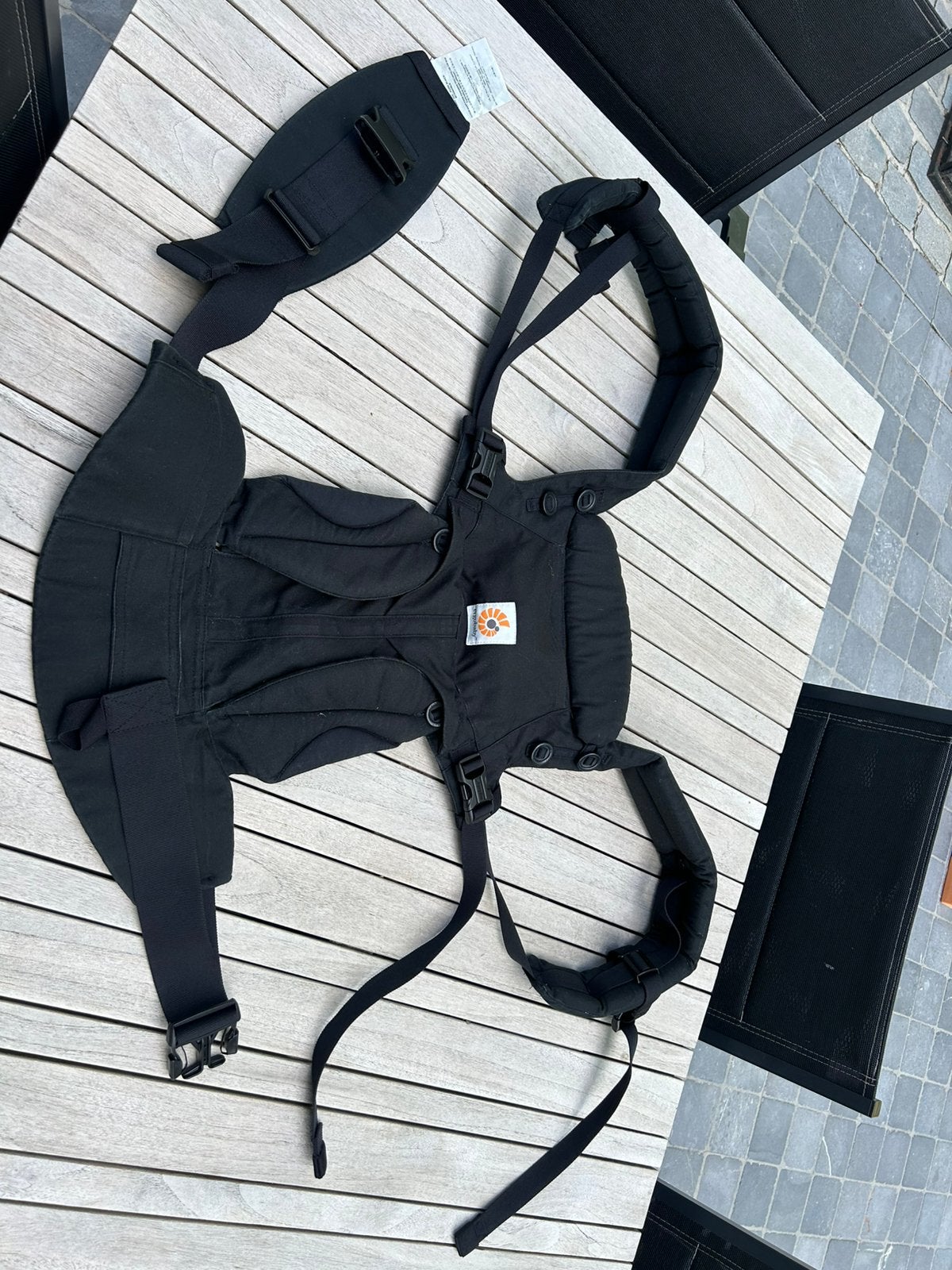 Ergobaby OMNI360 draagzak zwart, Kinderen en Baby's, Babydragers en Draagdoeken, Ophalen, Zo goed als nieuw, Draagzak