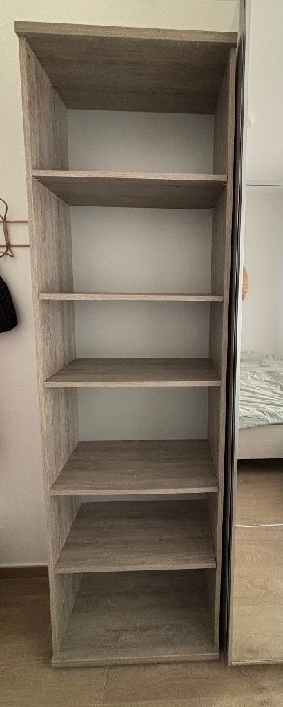 Houten boekenkast, Ophalen, Met plank(en), Gebruikt, 200 cm of meer