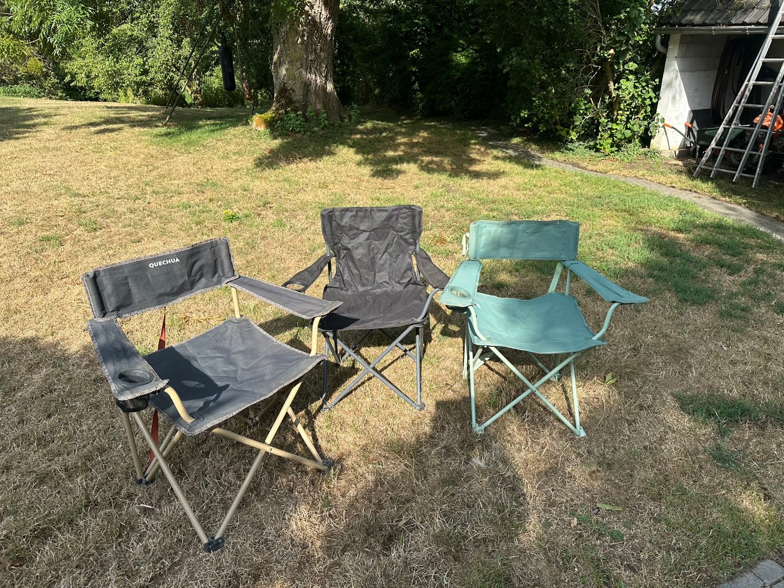 3 chaises de camping, Caravanes & Camping, Enlèvement, Comme neuf