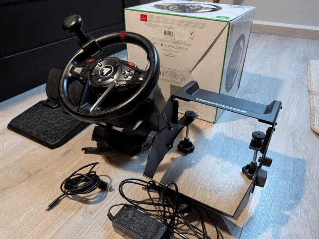 Thrustmaster T128 PC/XBOX + SimTask Pack, Enlèvement, Utilisé, Thrustmaster