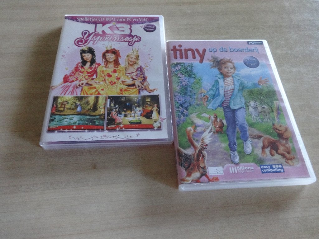 CDroms van TINY,  K3 en MUIS., Ophalen of Verzenden, Zo goed als nieuw, Verhaal of Sprookje, 3 tot 5 jaar