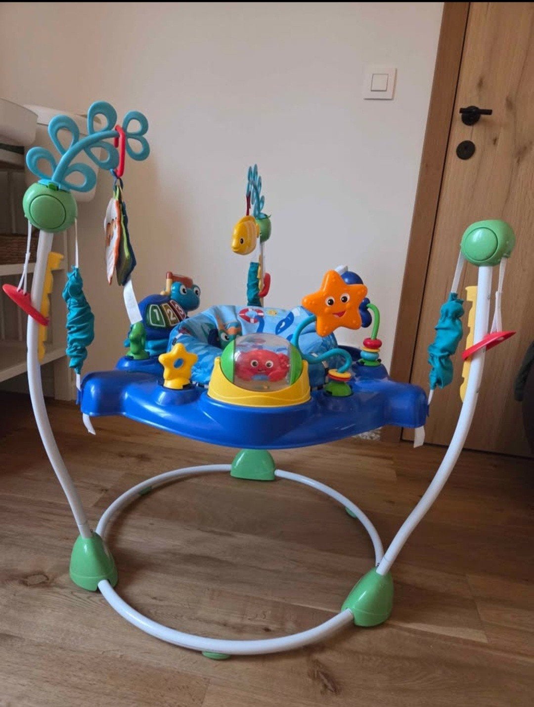 Activiteitenstoel baby jumper neptune, Kinderen en Baby's, Ophalen, Zo goed als nieuw, Babygym, Met licht