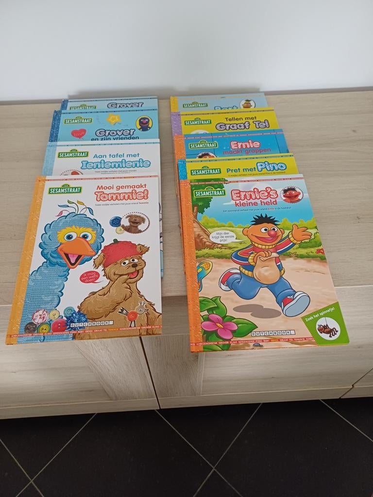 Pakket boeken van Sesamstraat, Boeken, Ophalen