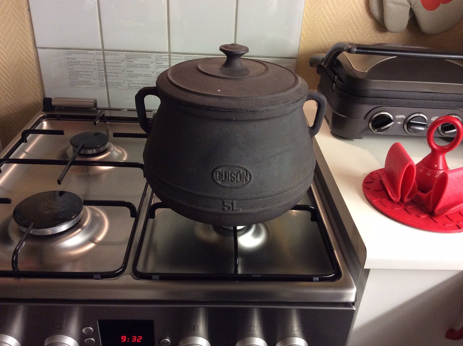 Gietijzeren stoofpot 5 Liter, Ophalen of Verzenden, Nieuw