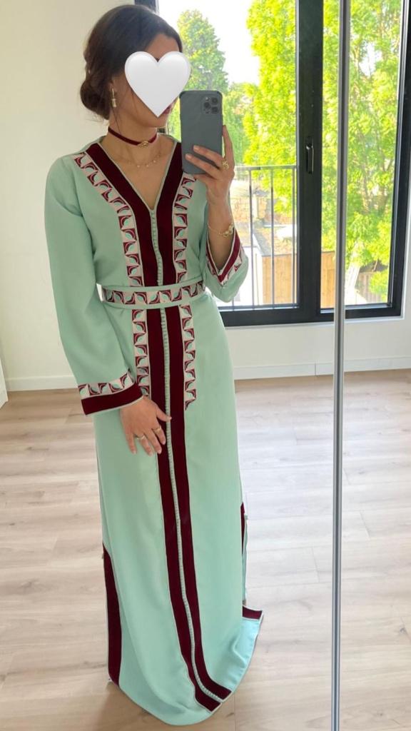 Prachtige kaftan maat S/M, Kleding | Dames, Jurken, Maat 38/40 (M), Ophalen
