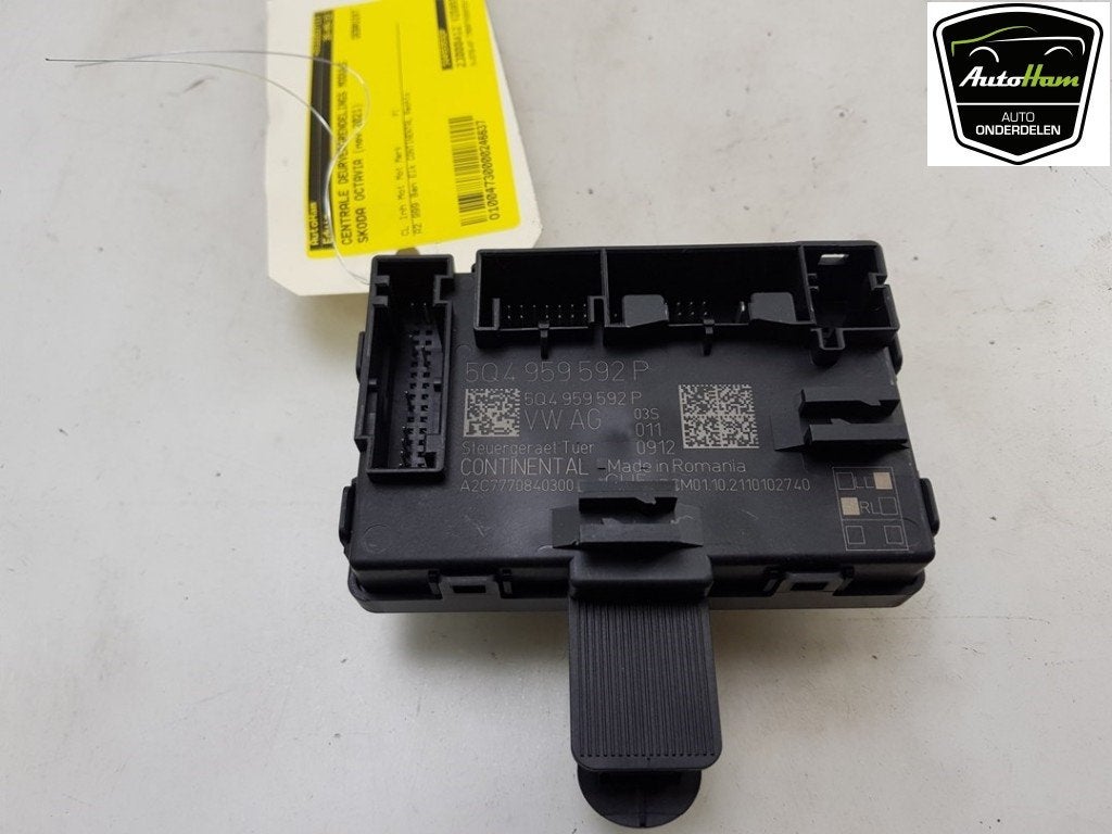 COMPUTER CENTRALE VERGRENDELING Skoda Octavia (NXAA), Gebruikt, Skoda, Continental AG, Continental-Plaza 1
30175  Hannover, DE