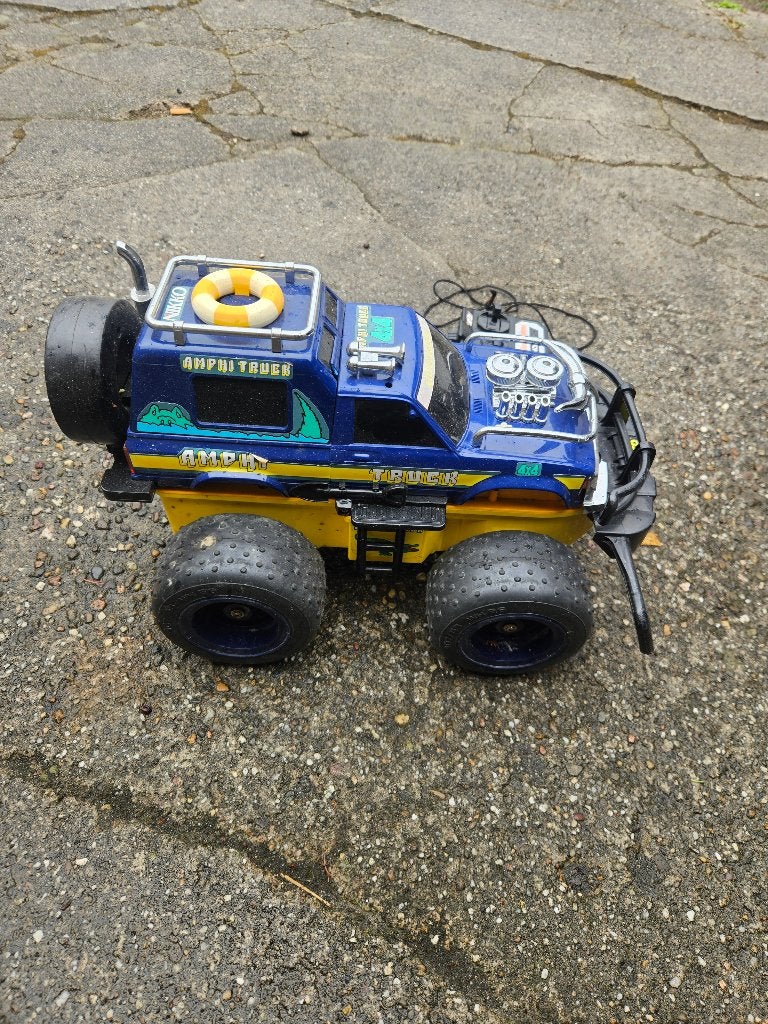 Vintage nikko amphitruck rc, Enlèvement ou Envoi, Utilisé, Électro, Voiture off road