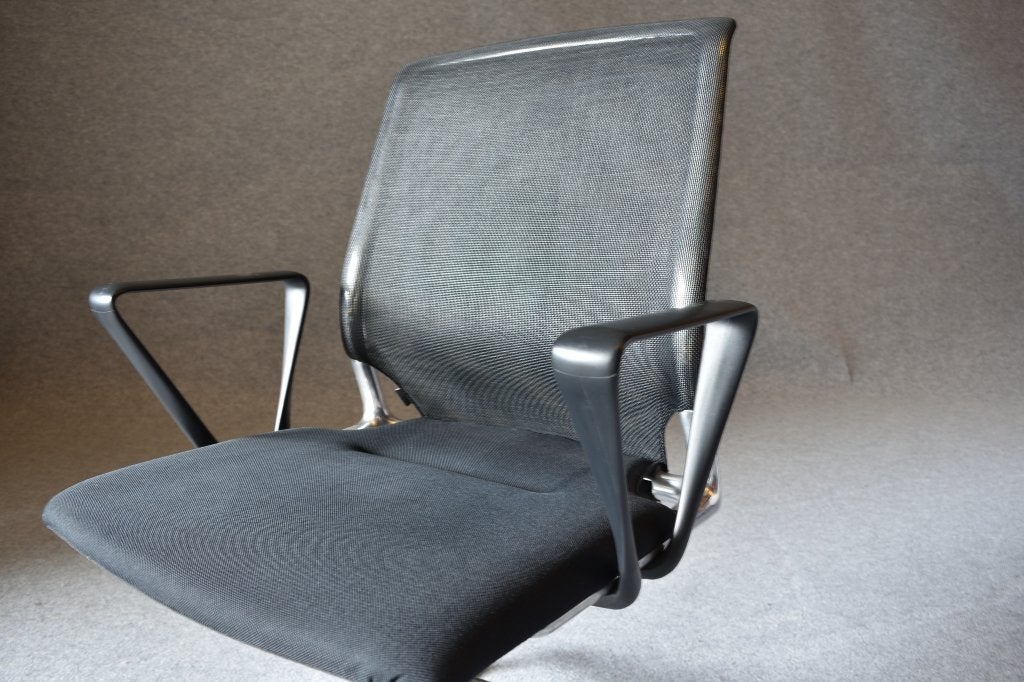 Italiaanse Vitra Meda Design bureaustoel, Ophalen, Zo goed als nieuw, Zwart, Bureaustoel