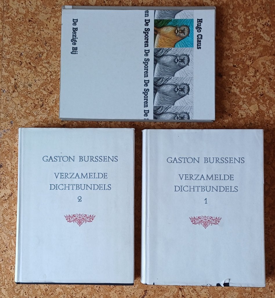 Gaston Burssens: Verzamelde Dichtbundels + Hugo Claus-Sporen, Livres, Poèmes & Poésie, Enlèvement ou Envoi, Comme neuf, Plusieurs auteurs