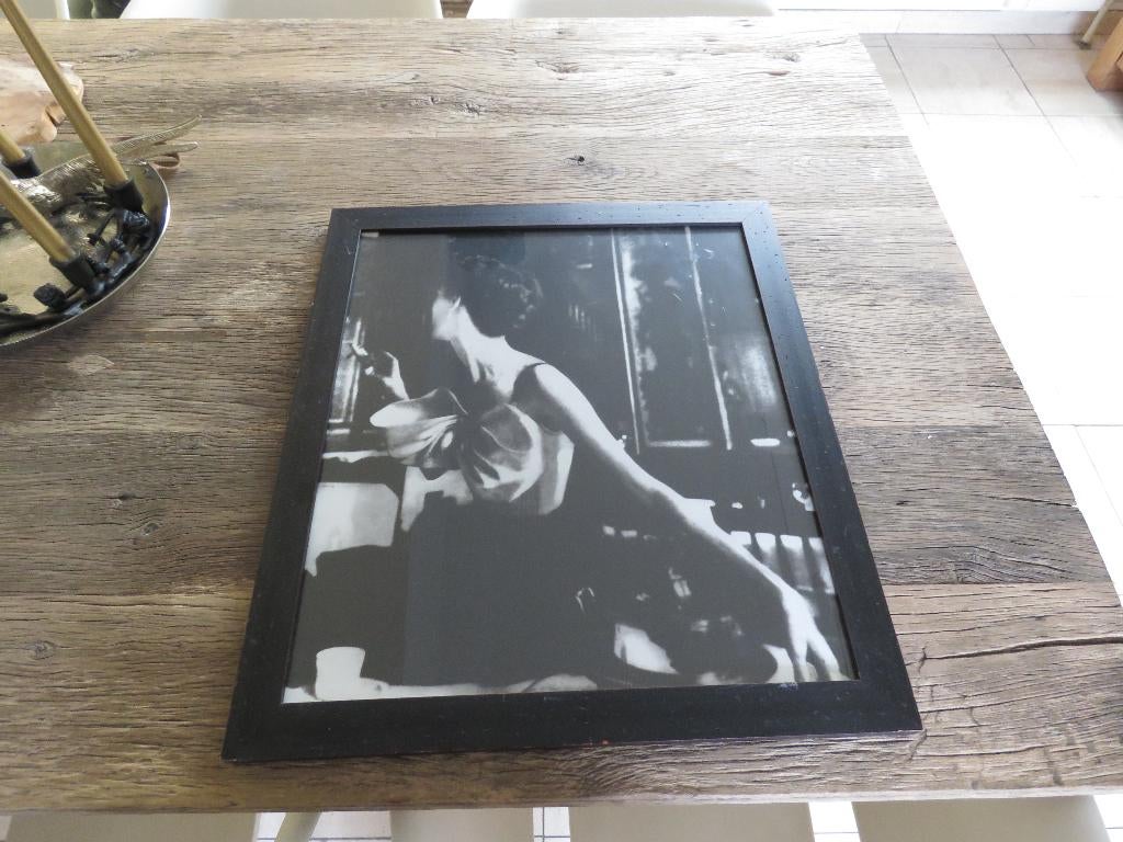 Kader Print foto Retro Big Lady, Ophalen of Verzenden, Print