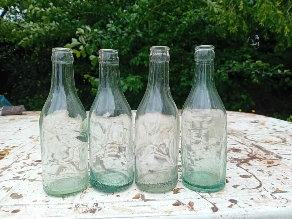 Oude vintage limonadeflessen Cosmos limonade, Enlèvement ou Envoi