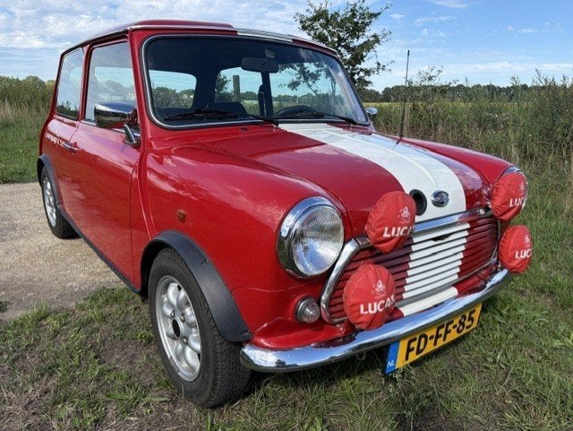 Excellente Mini Classic 1300 Cooper 1992 SPI rouge, Autos, Rouge, Achat, Boîte manuelle, 1275 cm³