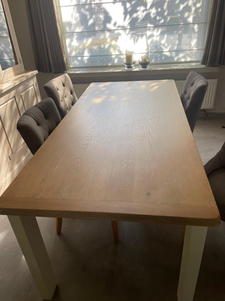 Eettafel en stoelen, Enlèvement ou Envoi, Comme neuf