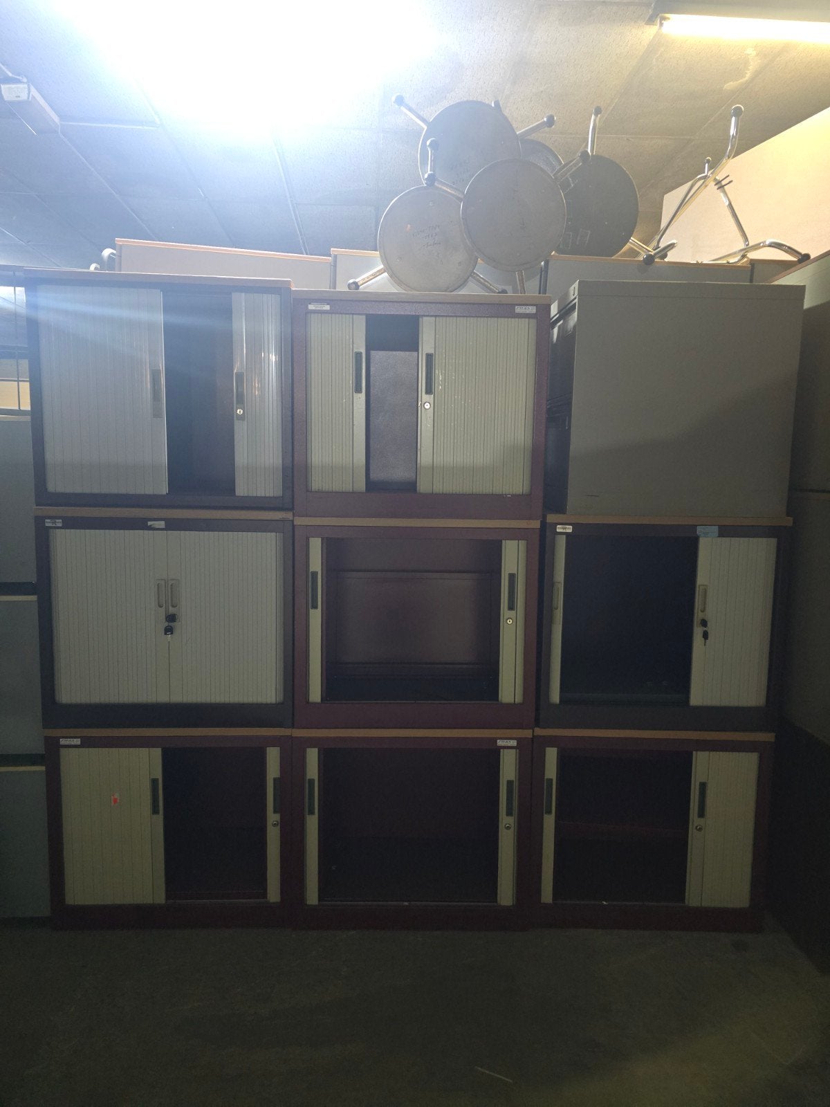 Armoire caisson métallique professionnelle, Enlèvement, Utilisé, Métal, 75 – 100