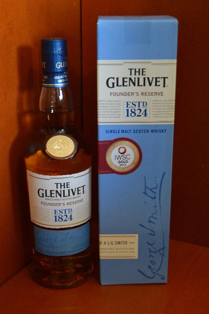 Glenlivet Founders reserve, Verzamelen, Ophalen, Overige gebieden, Overige typen, Nieuw