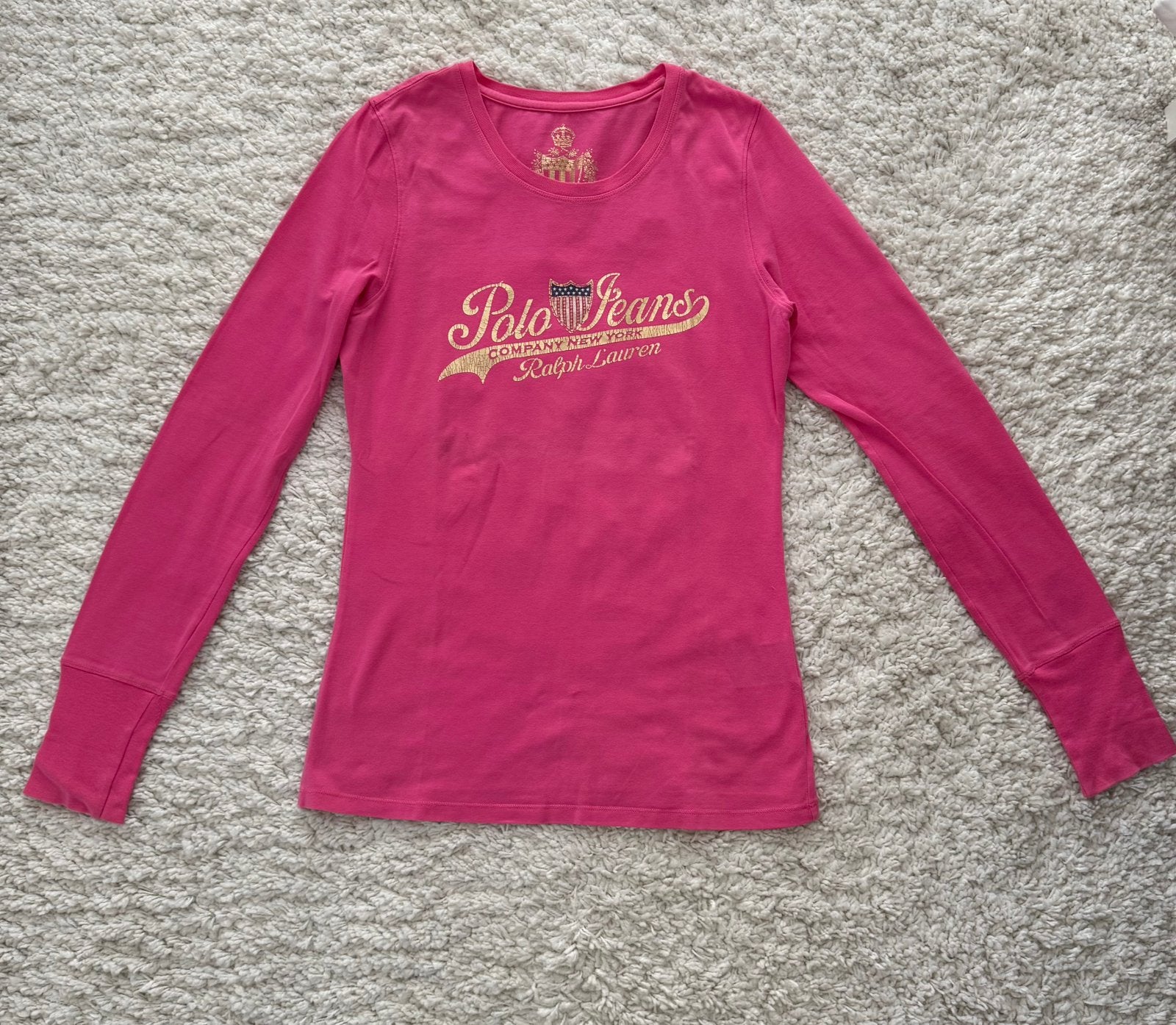 T-Shirt Ralph Lauren, Maat 38/40 (M), Nieuw, Ophalen of Verzenden, Lange mouw