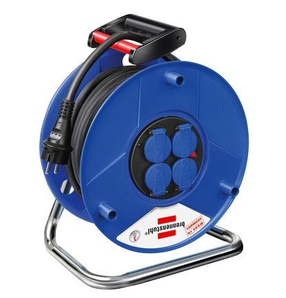Verlengkabel ,(1 van 2) Brenlinenstuhl 40m 3400W 4 stekkers, Doe-het-zelf en Bouw, Ophalen, Zo goed als nieuw, Brennenstuhl, Kabelhaspel