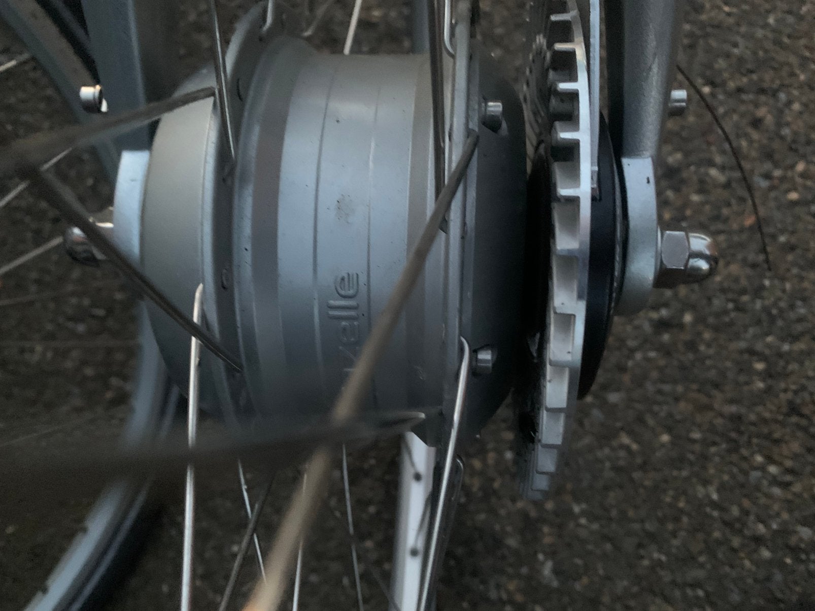 Elektirsche fiets voor wielmotor gazelle 9 pims, Ophalen, Zo goed als nieuw