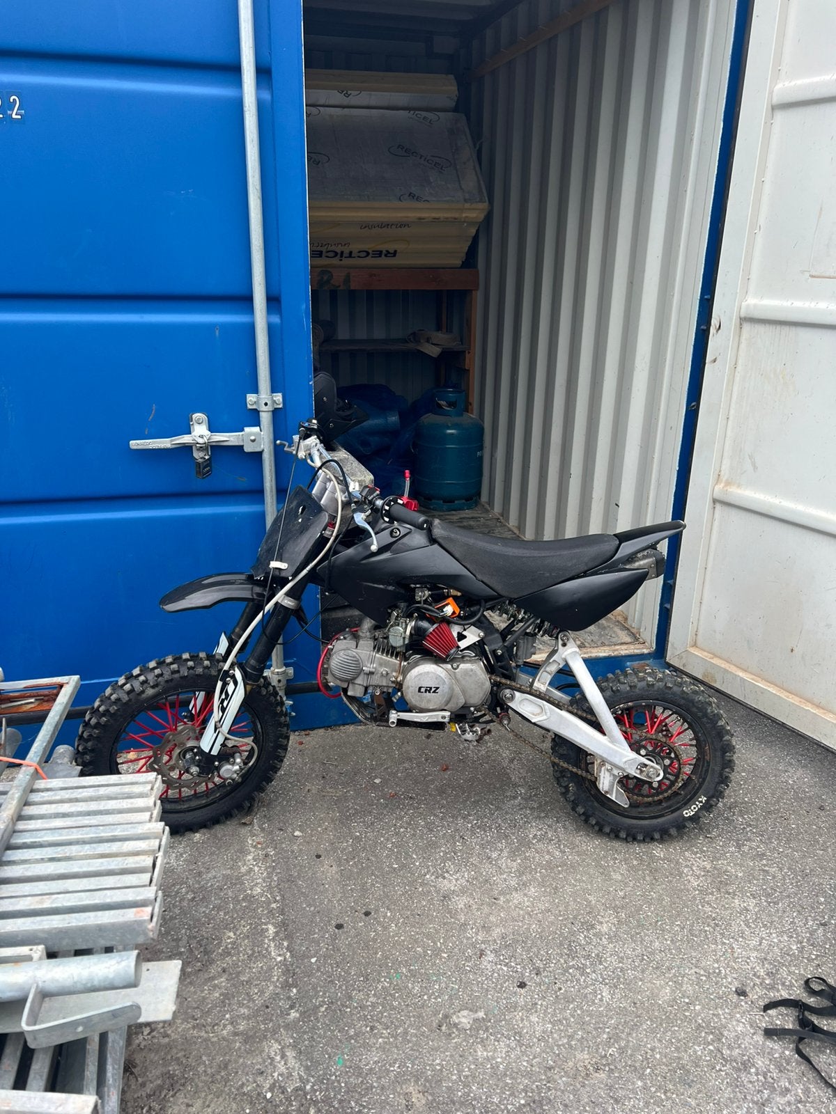 Pitbike 140cc, Fietsen en Brommers, Gebruikt, Pitbike, Schijfrem, Ophalen
