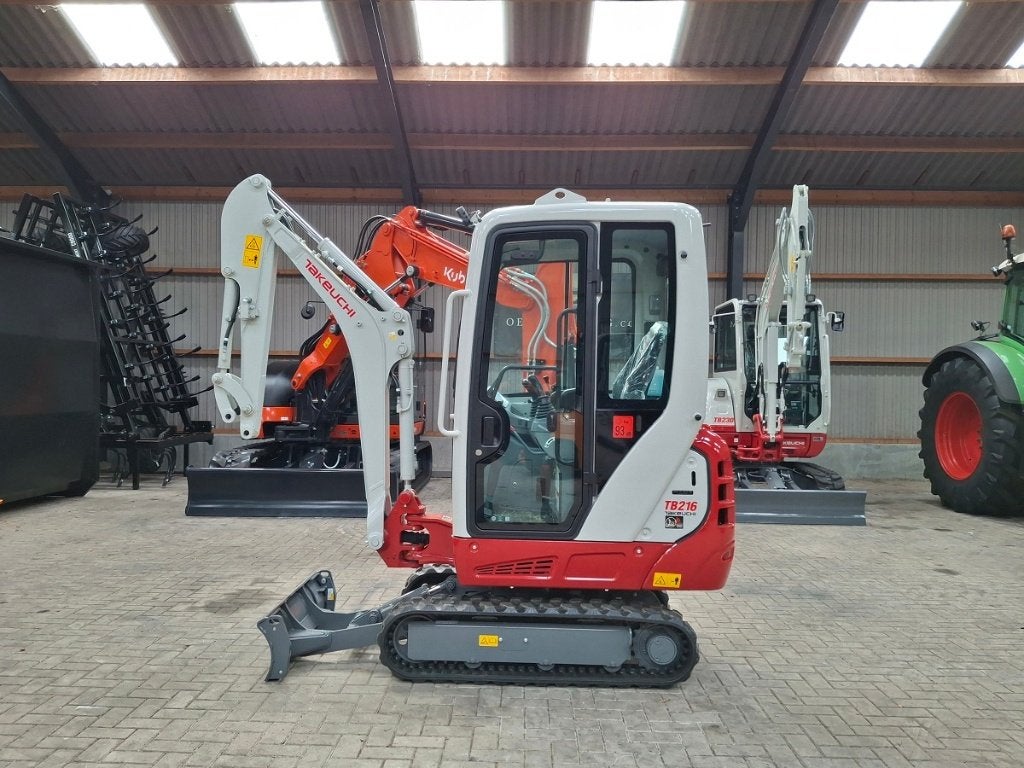 Takeuchi TB216, minigraver, minikraan, BJ2026, Nieuw!, Ophalen, Graafmachine