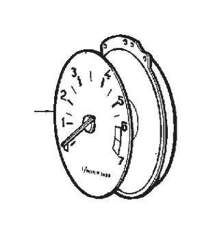 Volvo Tachometer toerenteller VDO 240 260 1981-1984 Volvo on, Auto-onderdelen, Dashboard en Schakelaars, Nieuw, Ophalen of Verzenden