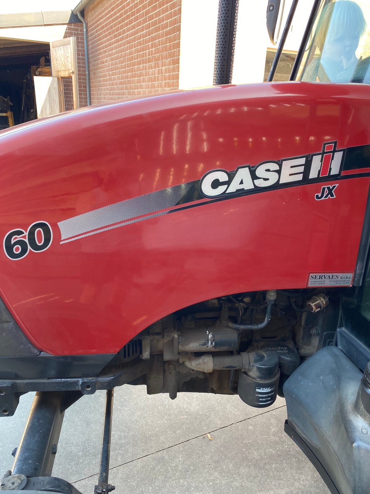 Case JX 60, Enlèvement