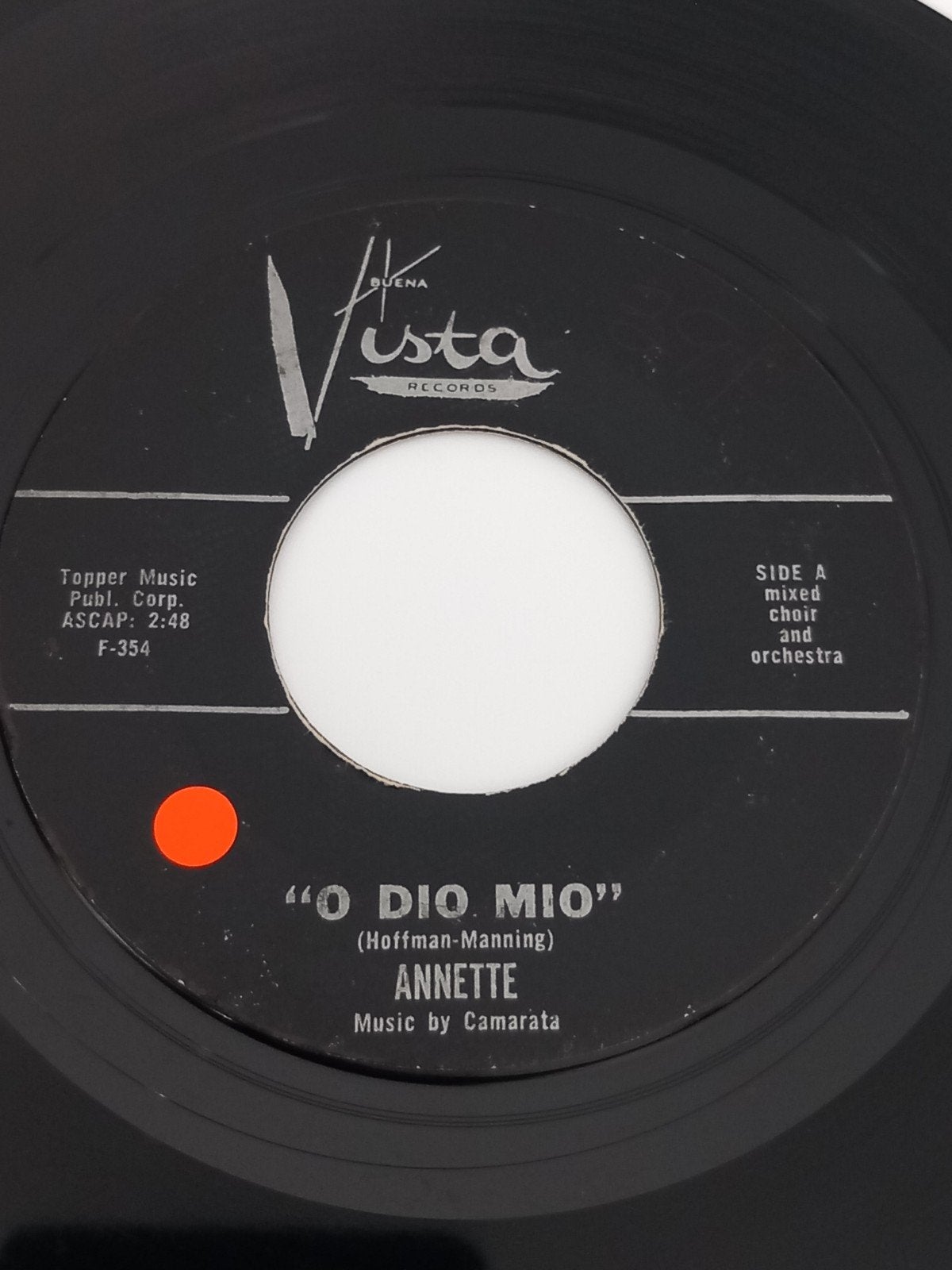 ANNETTE.   O DIO MIO .OLDIES 60S USA 45T, Enlèvement ou Envoi
