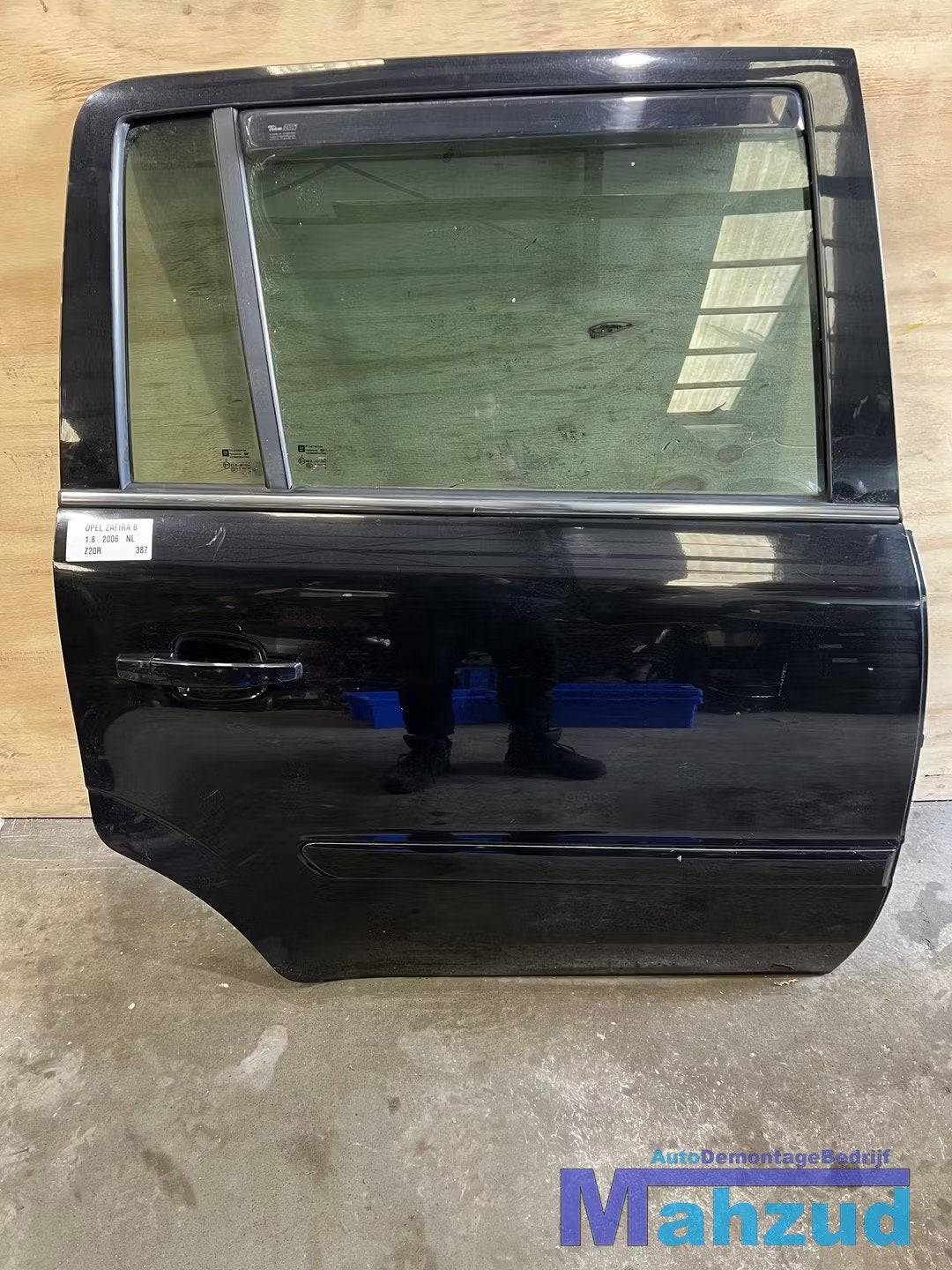 OPEL ZAFIRA B Zwart Z20R rechts achter deur portier 2005-201, Gebruikt, Deur, Kontakt@opel-infoservice.de, Opel