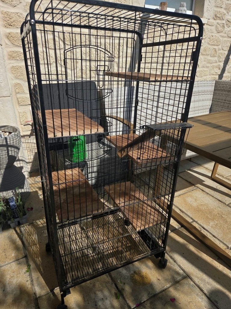 Cage pour Chinchilla, furet etc... en l'état, Animaux & Accessoires, 90 cm ou plus, Cage, Utilisé, Chinchilla