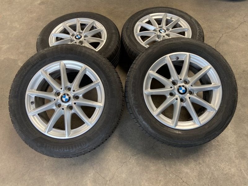 16 inch originele velgen + zomerbanden BMW 2 serie F45 F46 s, Auto-onderdelen, Gebruikt, -, Banden en Velgen, -