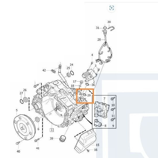 Volvo Keerring automatische versnellingsbak XC60 XC90 S80 V7, Ophalen of Verzenden, Nieuw
