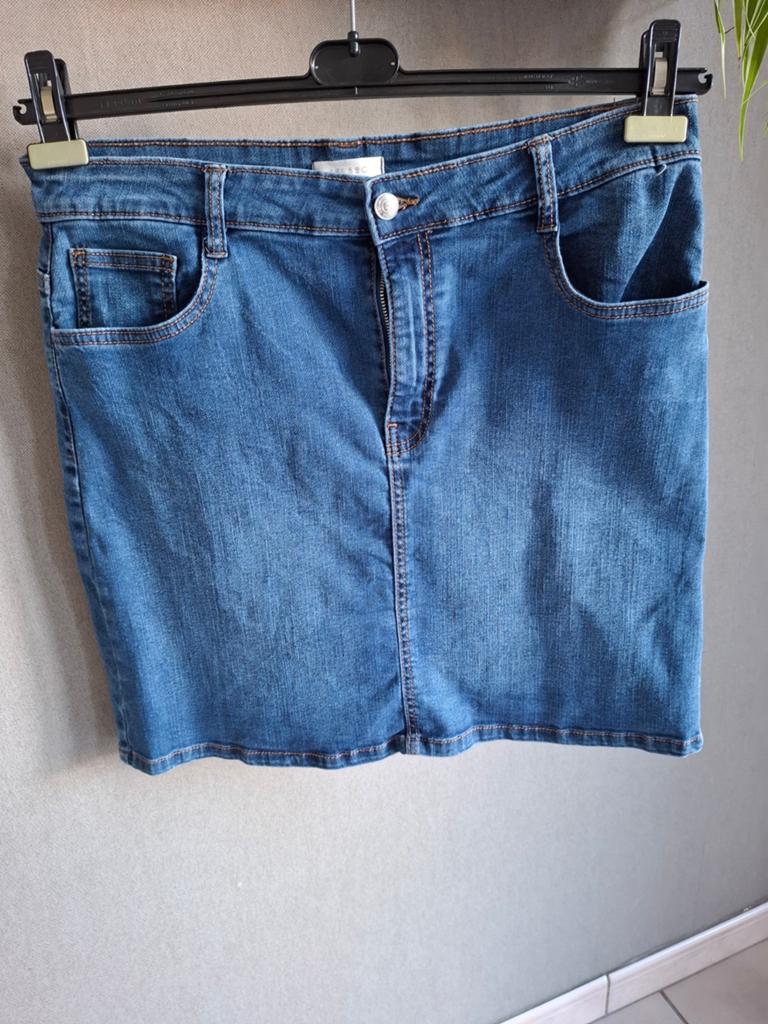 Rok jeans, mt 46, Kleding | Dames, Rokken, Ophalen of Verzenden