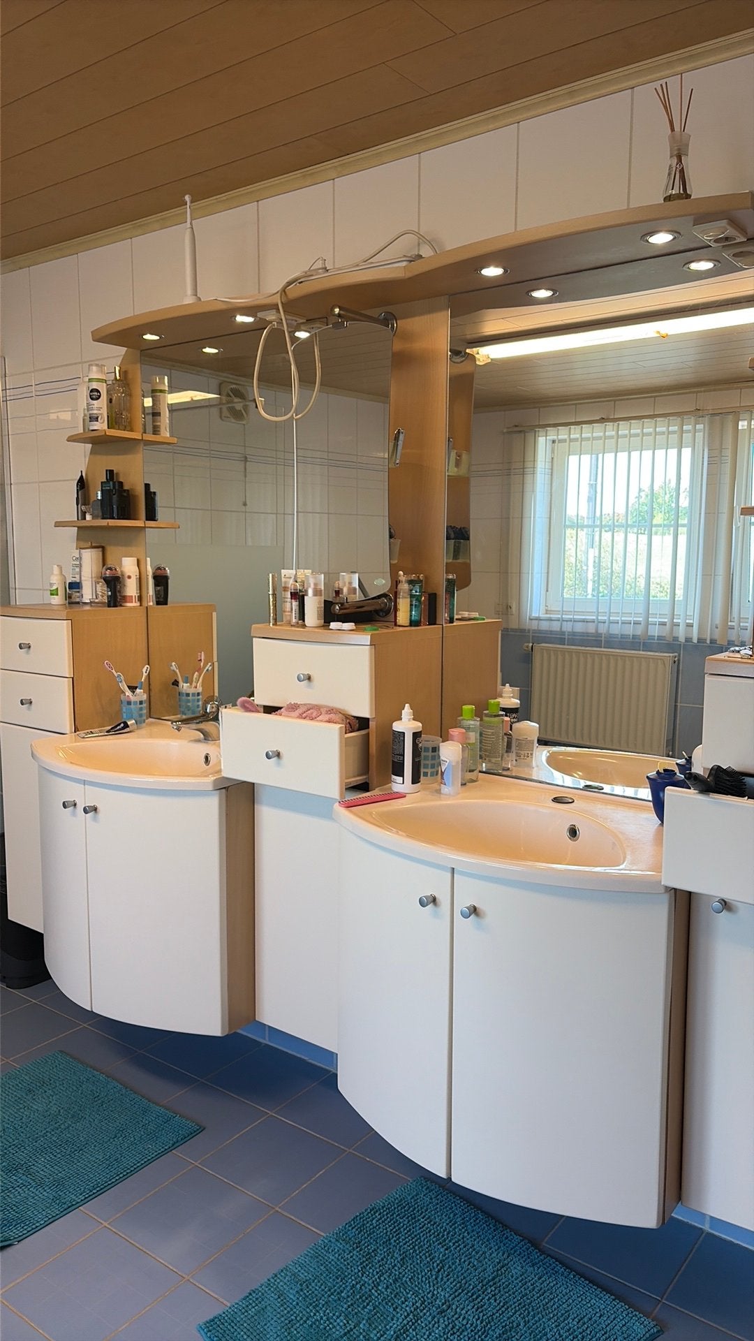 Meubles salle de bains Allibert, 200 cm ou plus, Meuble lavabo, Utilisé, 50 à 75 cm