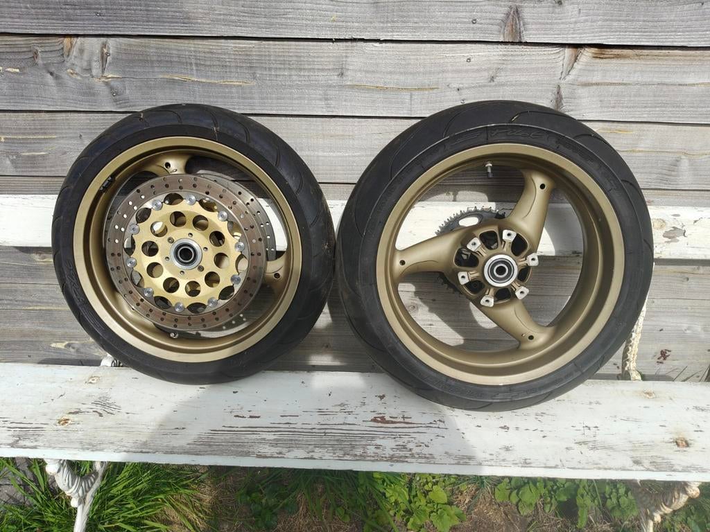 Set wielen ducati ss900 BJ 98, Motoren, Ophalen