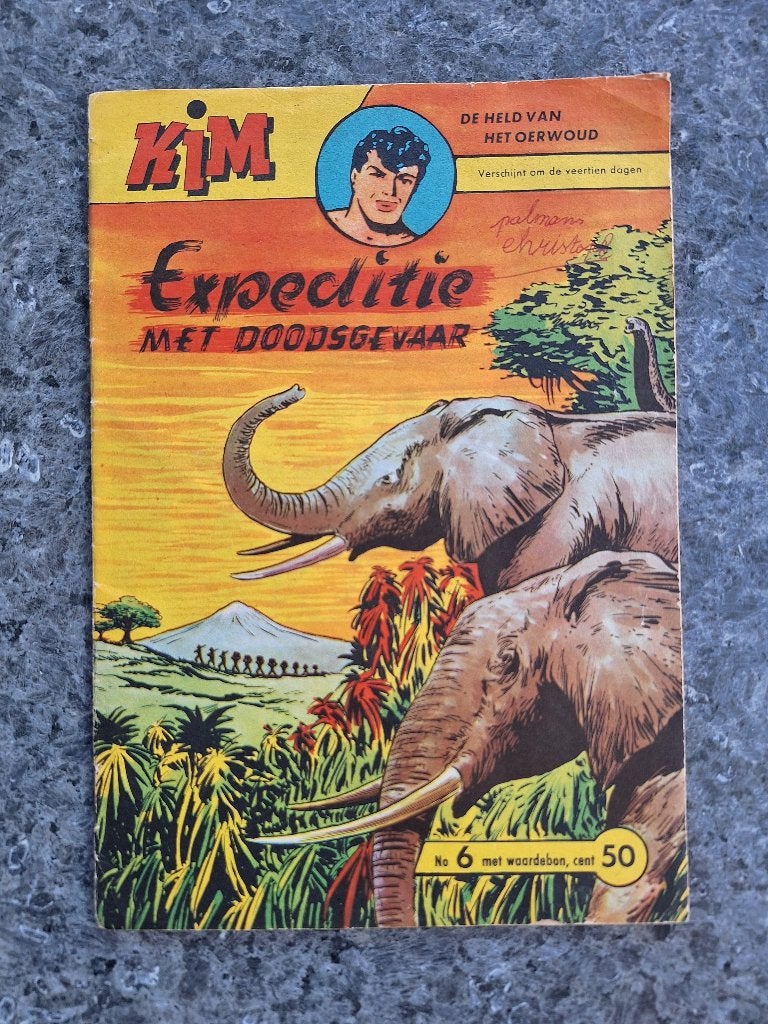 Wascher Kim 6 - Expeditie doodsgevaar (Metropolis 1960), Une BD, Enlèvement ou Envoi, Utilisé