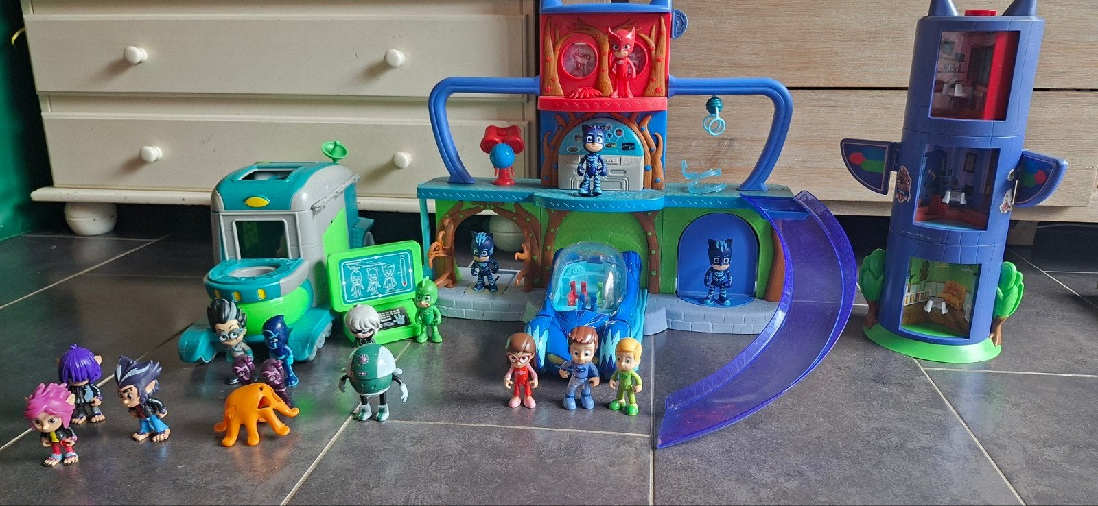 PJ Masks (Bieden mag), Ophalen, Gebruikt