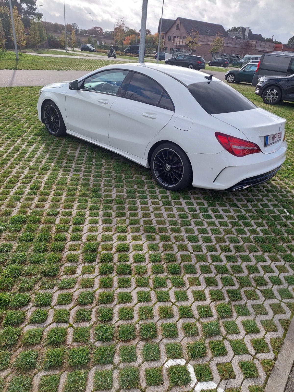 mercedes cla 200d amg pack 2018, Euro 6, 4 cilinders, Parkeersensor, Leder en Stof