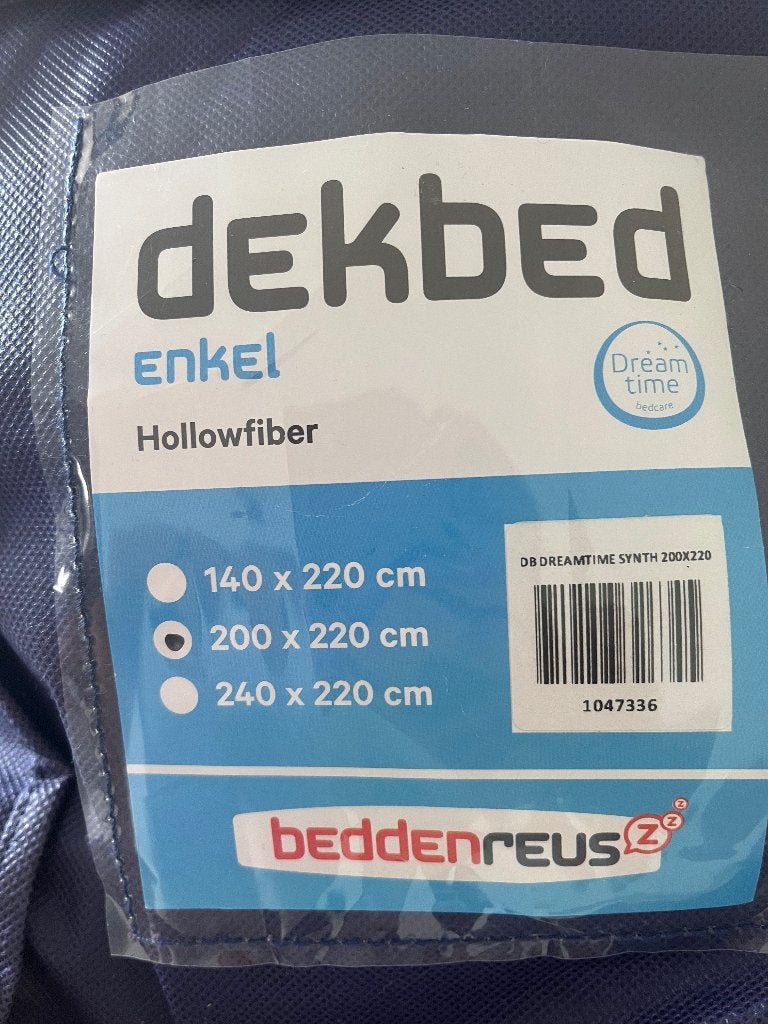Dekbed  200 x 220, Ophalen, Wit, Tweepersoons, Deken of Dekbed