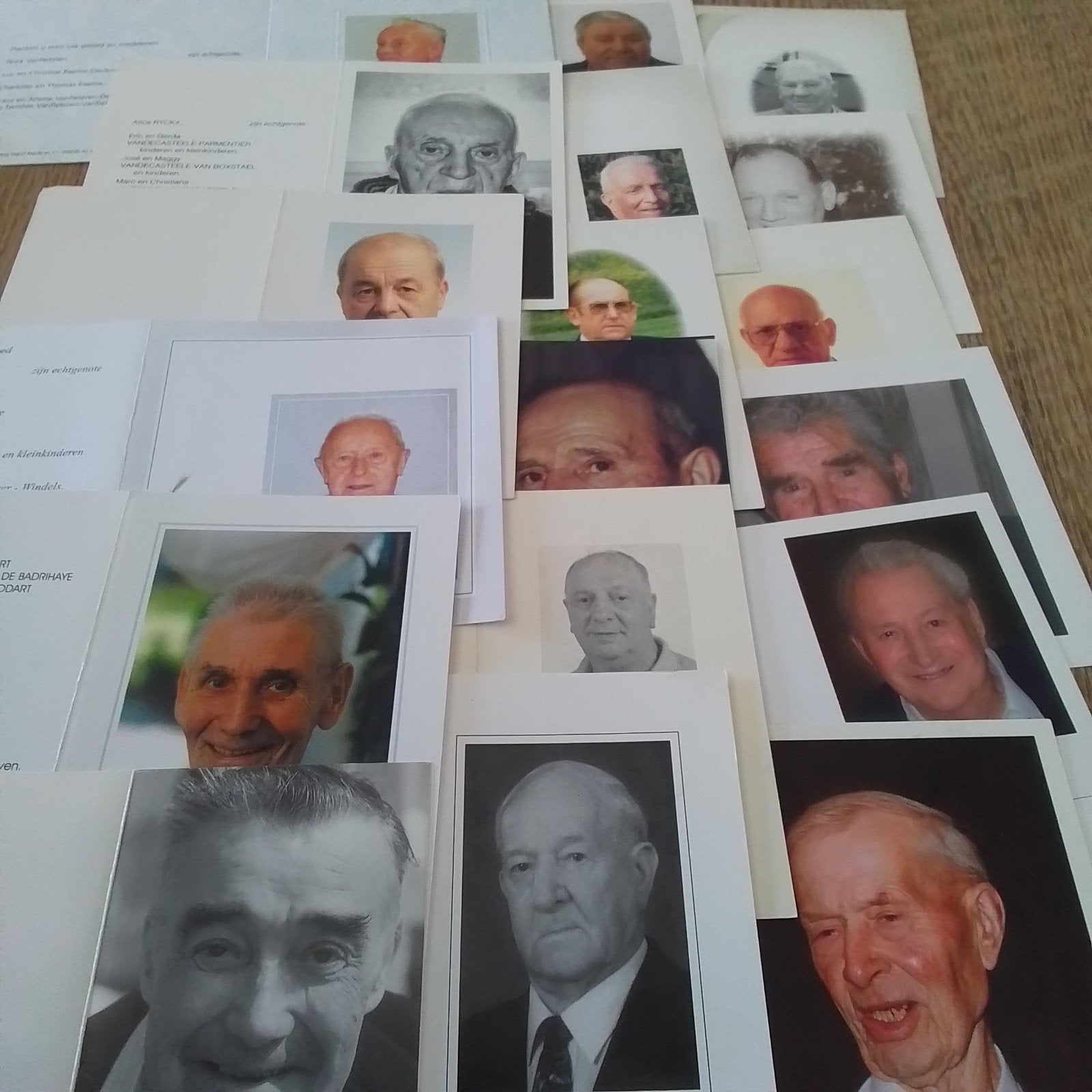 oudstrijders 40-45  (1), Verzamelen, Bidprentjes en Rouwkaarten, Verzenden, Bidprentje