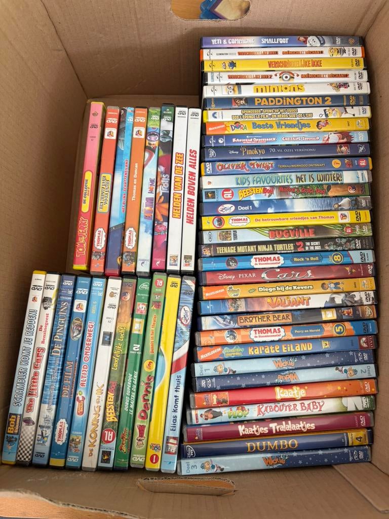 Ong 150 DVD’s kinderfilms blockbusters series, Cd's en Dvd's, Ophalen, Gebruikt